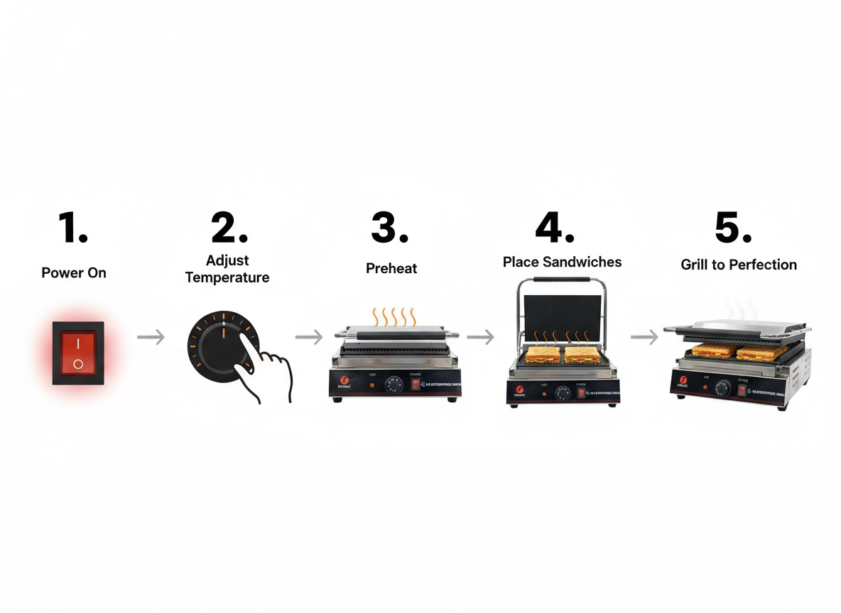 Jumbo Sandwich Griller